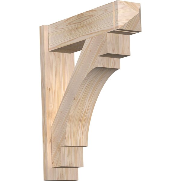 Ekena Millwork Merced Smooth Arts and Crafts Outlooker, Douglas Fir, 7 1/2"W x 28"D x 32"H OUT08X28X32MRC03SDF - main